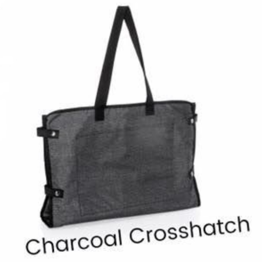 Thirty-One Gifts Well Suited Garment Bag – Charcoal Crosshatch | New, Never Used